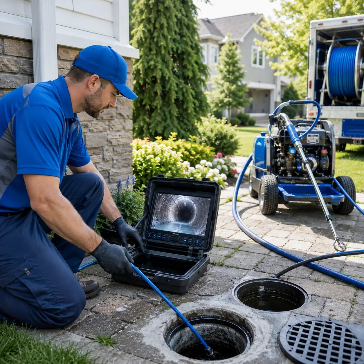 Outdoor drain cleaning professionals serving Dow, IL