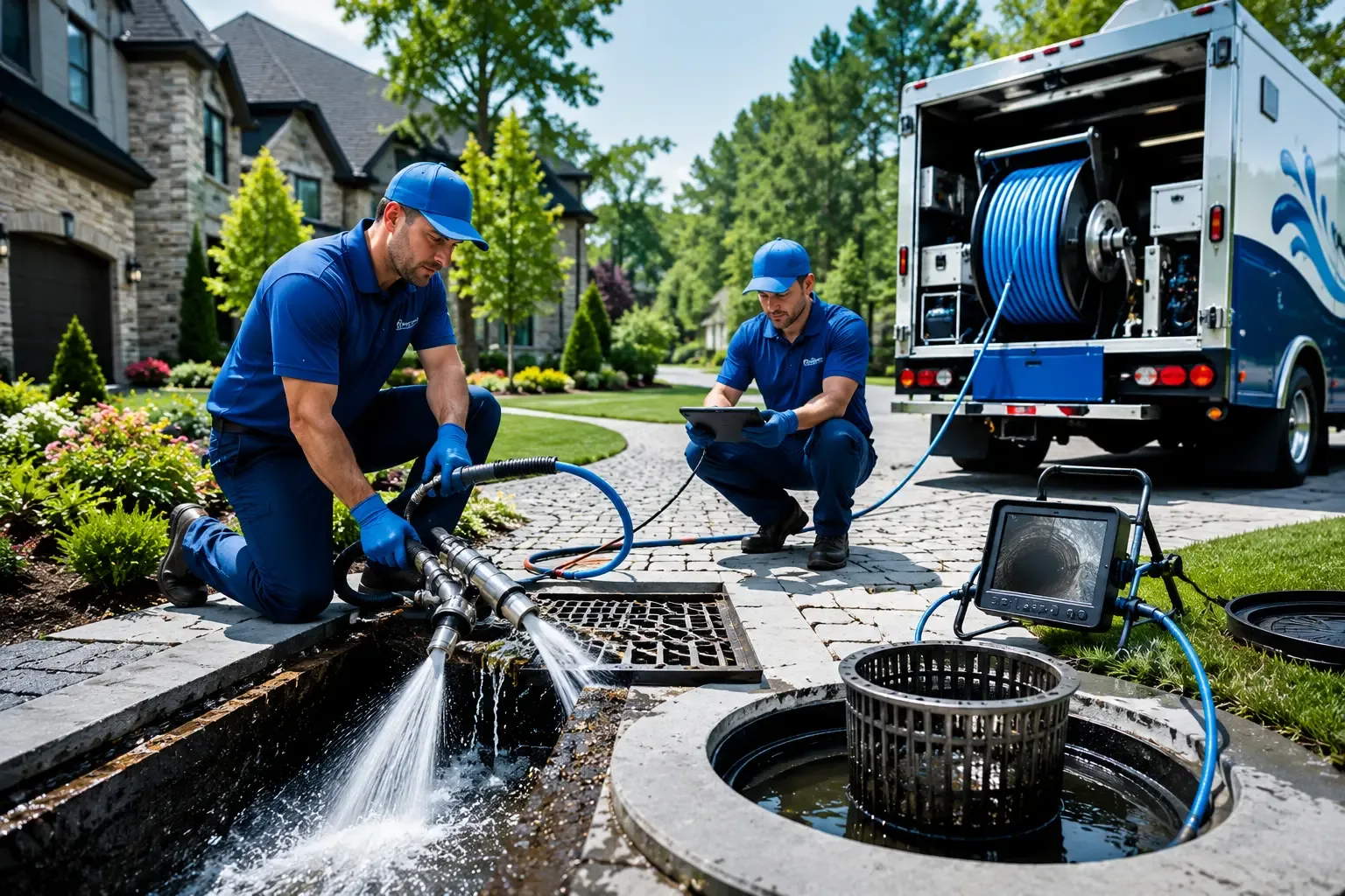Local outdoor drain cleaning professionals in Dow, IL